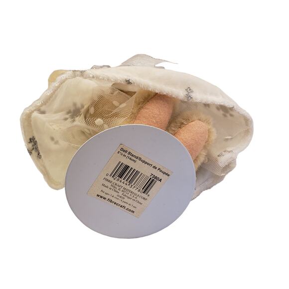 Vintage Muffy VanderBear Snowflake Angelic Bear NEW 1993 Plus Stand - Picture 3 of 12